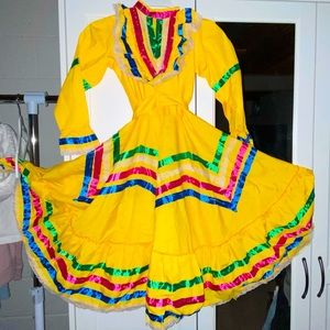 Girl Folklórico Dress | Mexican Dress
